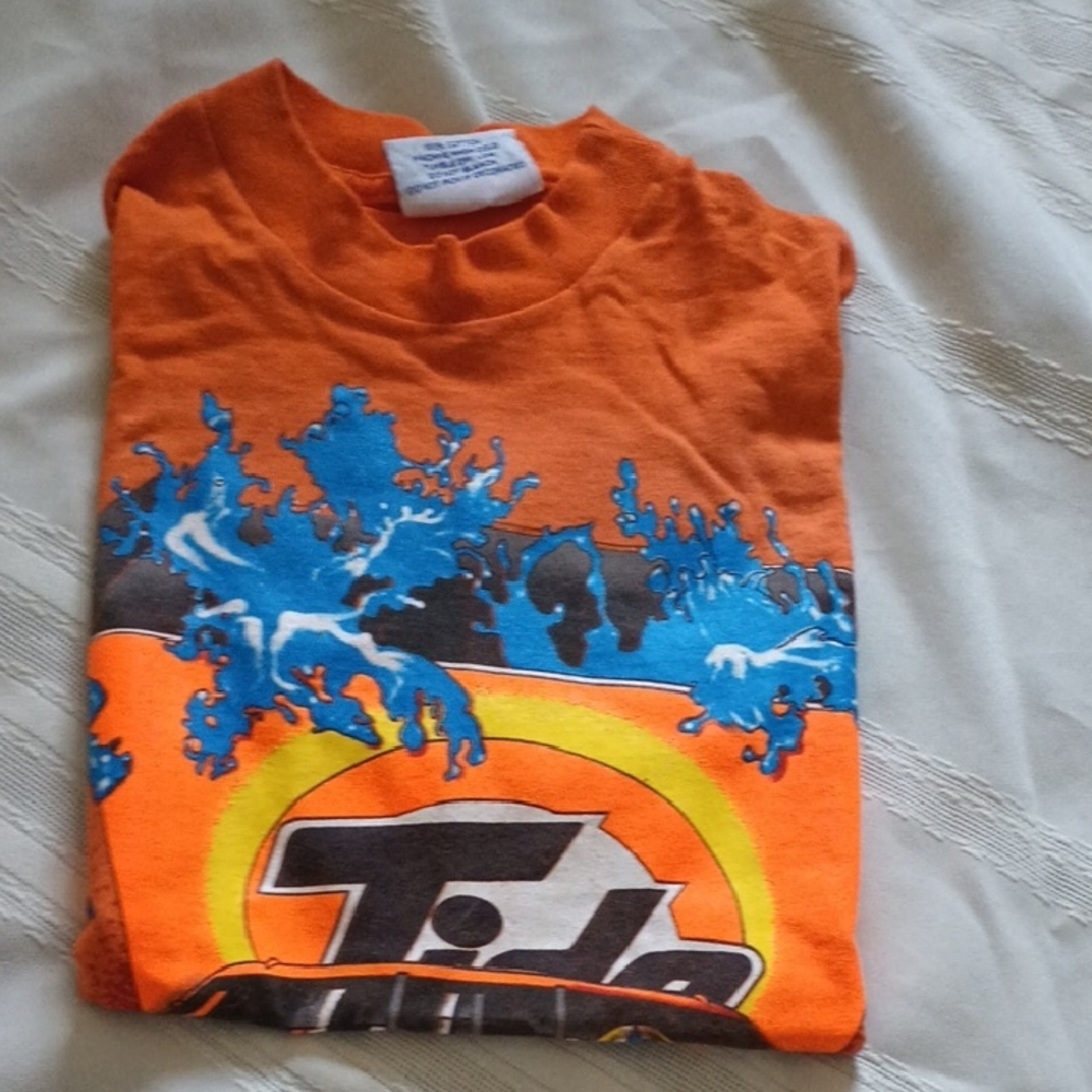 Vintage Tide Racing Orange Graphic T-Shirt